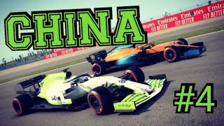 F1 2020 MY TEAM - GP CHINA #4 -  Carro Baranga só no braço