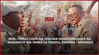 Tundu Lissu Akizungumza  na Wananchi wa Jimbo la Ngudu, Kwimba - Mwanza