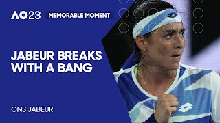 Ons Jabeur Breaks with a Bang | Australian Open 2023