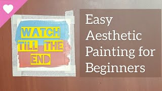 Mini street lights painting |aesthetic painting for beginners |An ARTIST'S Choice