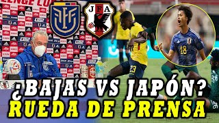 HOY DEFINO EL 11" RUEDA DE PRENSA GUSTAVO ALFARO PREVIA ECUADOR VS JAPON AMISTOSO INTERNACIONAL 2022