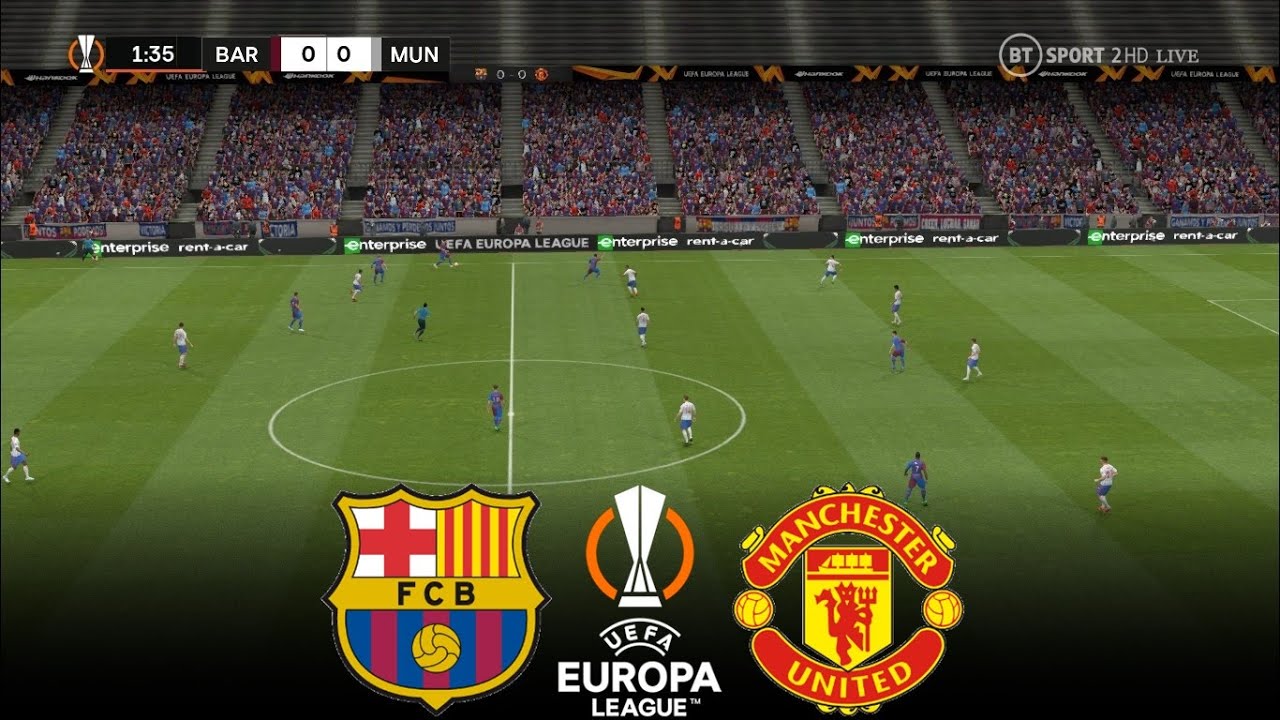 Barcelona Vs Manchester United | UEFA Europa League 2023 | Full Match ...