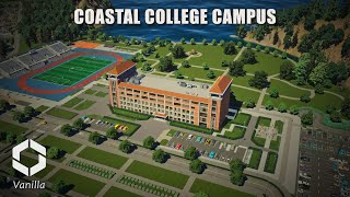 A little detailing brings this COLLEGE TOWN to life | Cities Skylines 2: Grand Keys 11