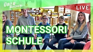 Schule mal anders! Montessori Schule in Hannover besucht LIVE STREAM #ÜberMacher