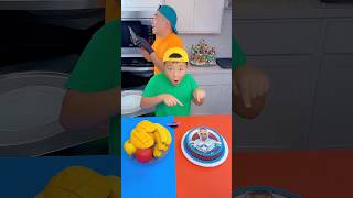 Captain America 4 vs fruits ice cream challenge!🍨 #funny by Ethan Funny Family