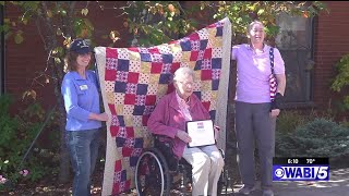 Quilt of Valor awarded in surprise ceremony