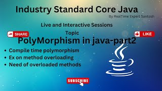 PolyMorphism(overloading methods)-part2|Java Tutorial|Java 2024|Full Stack Java|Online Java Training