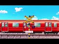 【踏切アニメ】火星に行くふみきりカンカン😂😂😂railroad crossing to mars