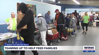 March to a Million Meals: Teaming up to help feed families