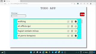 Todo-app || Coding Ninjas Skill Test 2 React