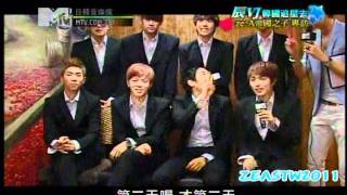 2011-10-19 MTV 日韓音樂瘋 辰VJ韓國追星去 ZE:A帝國之子專訪 上集