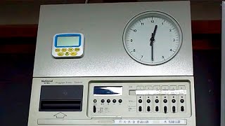 事務所のチャイム操作法　National Program Timer TA-8410　カード式プログラムタイマーのやりかえ動作