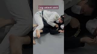 Leg weave pass-1 #안산시세로코스타주짓수 #안산주짓수 #주짓수초보 #주짓수기술 #legweave #jiujitsu #레그위브 #jiujitsulifestyle