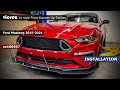 Vicrez LV style Front Bumper Lip Splitter vz100957| Ford Mustang 2018-2021| Installation