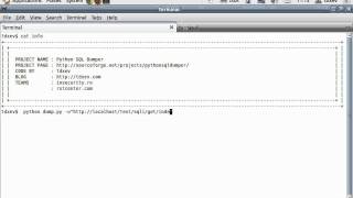 Python SQL Dumper - How to use limit with --dbs option