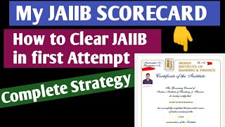 MY JAIIB Scorecard | Preparation Strategy | JAIIB | CAIIB | IBPS | SBI |