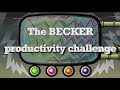 the becker productivity challenge