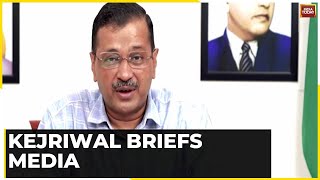 Delhi CM Arvind Kejriwal Briefs Media Ahead Of Summons By Ed In Liquor Scam