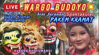 Live Seni Jaranan WARGO BUDOYO Hari ini Live Pakem Kramat Banyuwangi Mapag Bulan Suro #jarananndadi