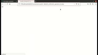 11 PHP Web Development 10 Math Arithmetic Operators