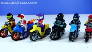 LEGO City Stuntz, Rocket Stunt Bike & Demolition Stunt Bike.