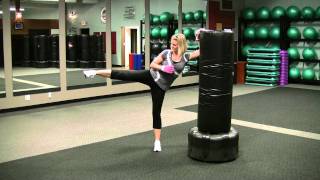 Proper Kickboxing Side Kick - Tanya