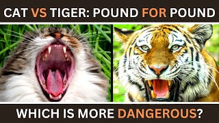 Would a house cat that was the size of a tiger be just as dangerous as a tiger?