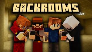 4 Idiots Escape Minecraft's BACKROOMS...