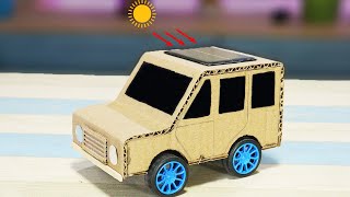 How To Make RC Car with Solar Powered - Lifetime Charging Free Remote Control Car