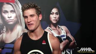 UFC on FOX 22: Sage Northcutt Open Workout Scrum