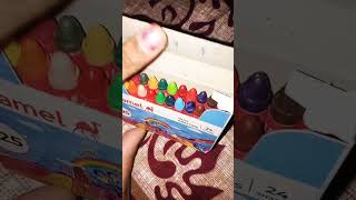 wax crayons only 25 rupees 24 shades