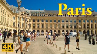 Paris, France 🇫🇷 - ☀️Paris Summer Walk 2022 - [4K HDR] Walking Tour  | Paris 4K | A Walk In Paris