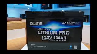 MeritSun 12V/24V Bluetooth Access LiFePO4 Battery