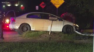 Carjacking leads to high speed chase, crash and teen's arrest in north Houston