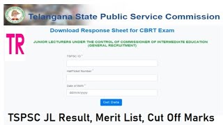 TSPSC Junior Lecturer (JL) Result 2023: Merit List, Download Cut-Off @www.tspsc.gov.in