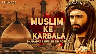 Muslim Ke Karbala | 9 Zilhajj | Shahadat e Muslim Bin Aqeel a.s WhatsApp status | Ishq e Hasnain