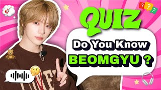 Beomgyu TXT Quiz | Only True MOAs Can Score 100%! 🎯💪