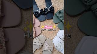 Flat Slippers At Affordable Price 😍  #slippers #footwear #meesho #flats