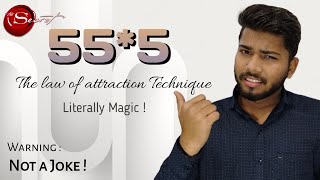 Manifest anything in just 5 days | 55*5 Law of attraction Technique in Hindi | Astitva Gupta
