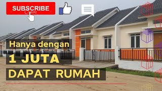 RUMAH MURAH TANPA DP, LOKASI STRATEGIS, CICILAN MURAH 1 JUTAAN