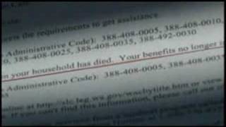 Man receives death notice, loses benefits