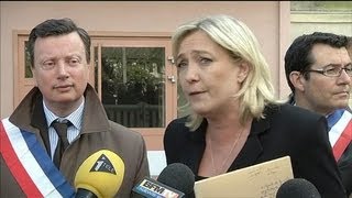 Marine Le Pen dénonce l'insécurité dans les campagnes