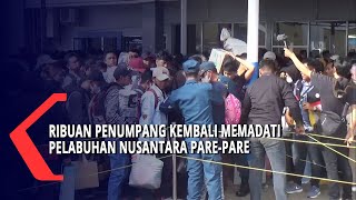 Ribuan Penumpang Kembali Memadati Pelabuhan Nusantara