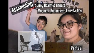 Sunny Health & Fitness Magnetic Recumbent Exercise Bike | PerlaV