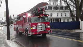 Nashua Fire Rescue | BRAND NEW Ladder 1 Responding