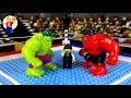 Hulk vs Red Hulk 💥 lego Superhero 🔴 Lego Stop Motion Animation