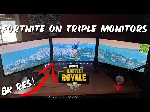 How do I run a game on 3 monitors?