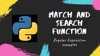 Match Function and Search Function | Regular Expression | Python Programming [ English ]