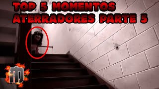 TOP 5 MOMENTOS ATERRADORES CAPTADOS EN VIDEO PARTE 5