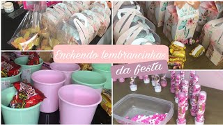 ENCHENDO OS BALDINHOS E LEMBRANCINHAS DA FESTA| Preparativos para o aniversário de 1 ano - Parte 2